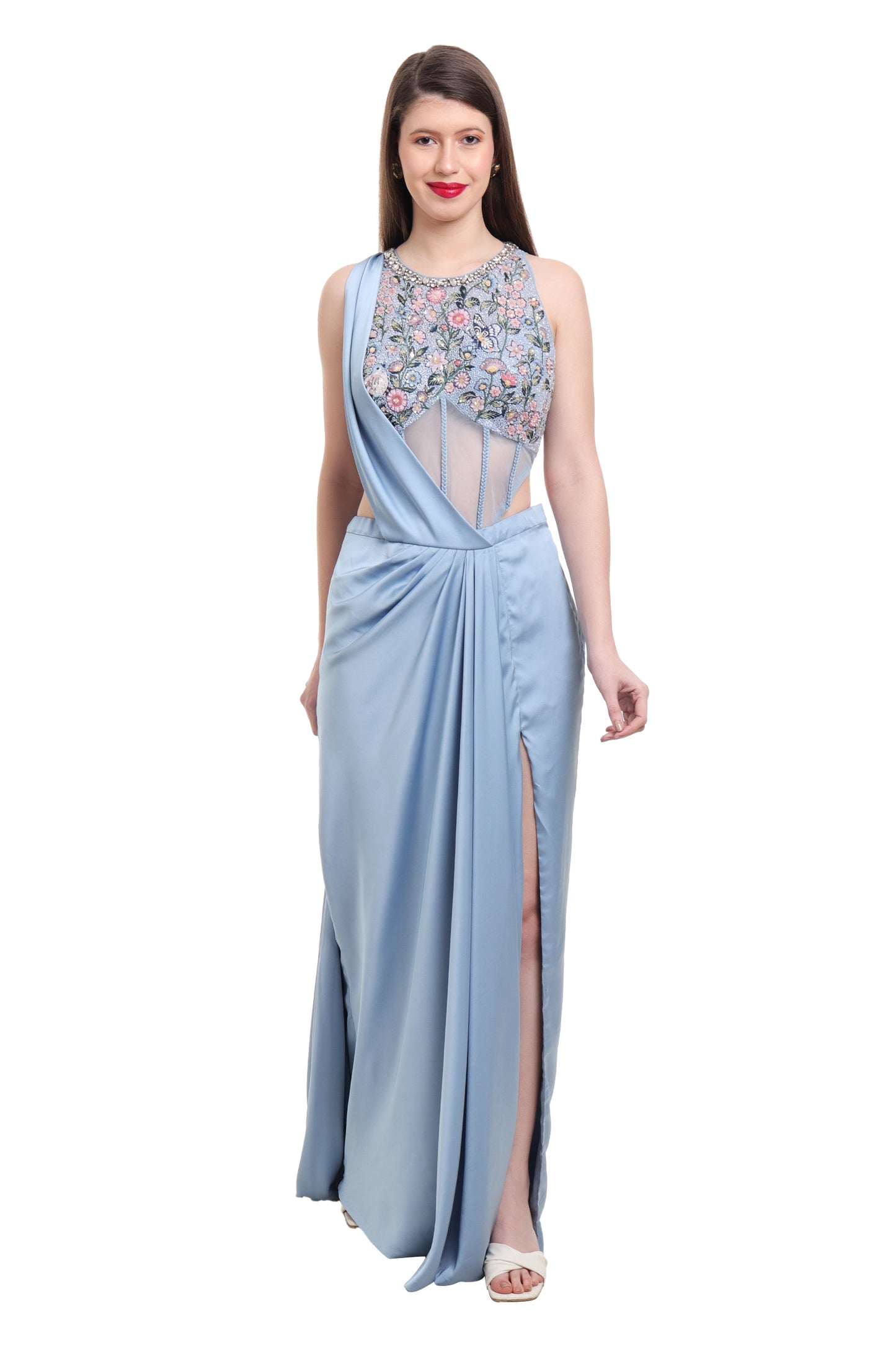 Drape saree set