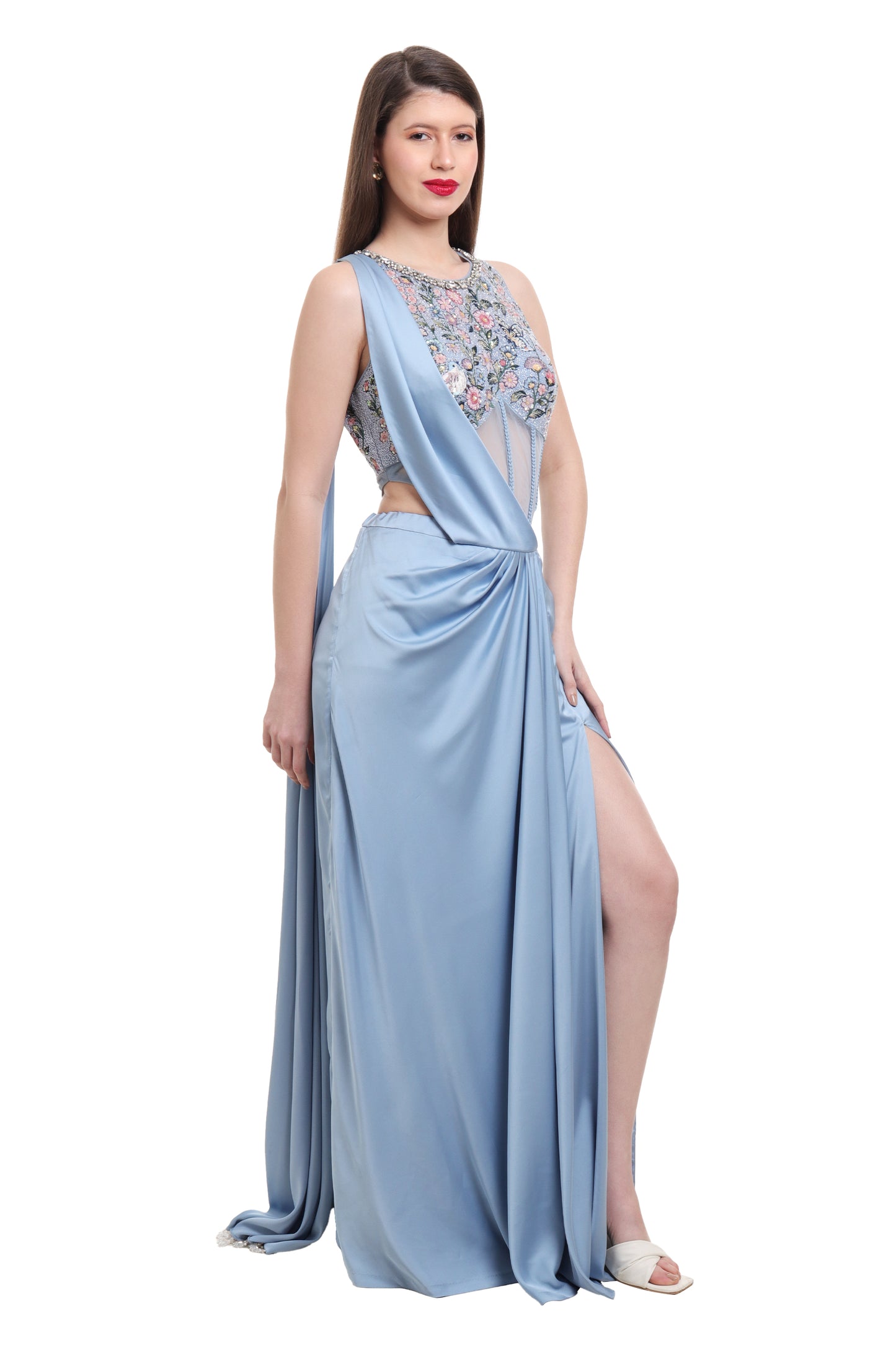 Drape saree set